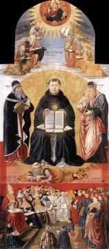ベノッツォ・ゴッツォーリ Painting - 聖トマス・アクィナス・ベノッツォ・ゴッツォーリの勝利